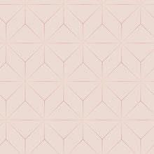 Load image into Gallery viewer, Golden Geometric Peel &amp; Stick Wallpaper N08146
