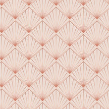 Load image into Gallery viewer, Pink Geometric Leque Peel &amp; Stick Wallpaper N08152
