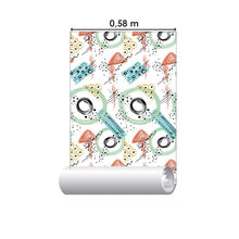 Load image into Gallery viewer, Colorful Circles Peel &amp; Stick Wallpaper N08154
