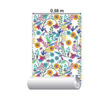 Load image into Gallery viewer, Vibrant Flowers Peel &amp; Stick Wallpaper N08160
