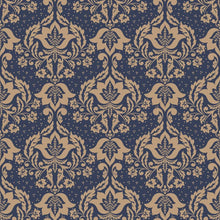 Load image into Gallery viewer, Dark Damask Peel &amp; Stick Wallpaper N08162
