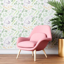 Load image into Gallery viewer, Green Spices Peel &amp; Stick Wallpaper N08168
