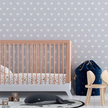 Load image into Gallery viewer, Polka Dots Gray Peel &amp; Stick Wallpaper N08180
