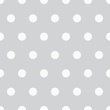 Load image into Gallery viewer, Polka Dots Gray Peel &amp; Stick Wallpaper N08180
