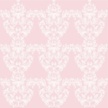 Load image into Gallery viewer, Damask Pink Peel &amp; Stick Wallpaper N08185
