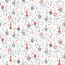 Load image into Gallery viewer, Marine Peel &amp; Stick Wallpaper N08202
