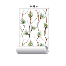 Load image into Gallery viewer, Vertical Flowers Peel &amp; Stick Wallpaper N08204
