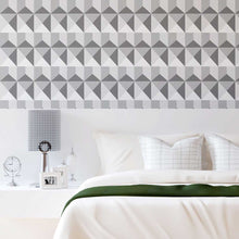 Load image into Gallery viewer, Pink Geometric Leque Peel &amp; Stick Wallpaper N08152
