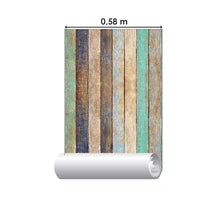 Load image into Gallery viewer, Demolition Wood Peel &amp; Stick Wallpaper N08239
