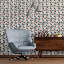 Load image into Gallery viewer, Geometric Circles Peel &amp; Stick Wallpaper N013275
