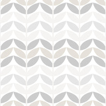 Load image into Gallery viewer, Leaves in Soft Colors Retro Peel &amp; Stick Wallpaper N09049
