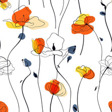 Load image into Gallery viewer, Flowers Peel &amp; Stick Wallpaper N09071

