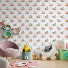 Load image into Gallery viewer, Fun Airplane Peel &amp; Stick Wallpaper N09078
