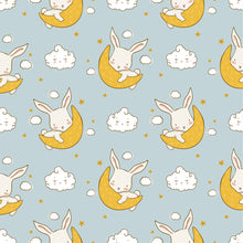 Load image into Gallery viewer, Good Night Bunny Peel &amp; Stick Wallpaper N09080
