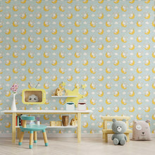 Load image into Gallery viewer, Good Night Bunny Peel &amp; Stick Wallpaper N09080
