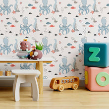 Load image into Gallery viewer, Under the Sea Peel &amp; Stick Wallpaper N09085
