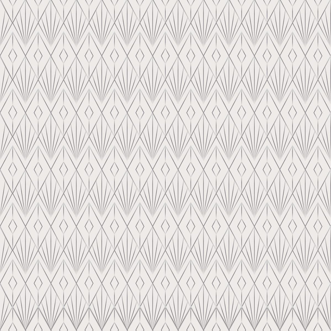Geometric Gray Peel & Stick Wallpaper N09103