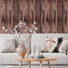 Load image into Gallery viewer, Horizontal Rustic Wood Peel &amp; Stick Wallpaper N09117
