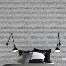 Load image into Gallery viewer, White Brick Wall Peel &amp; Stick Wallpaper NP005
