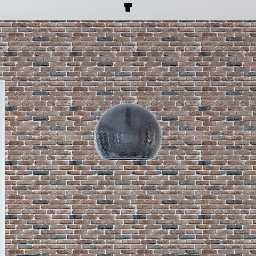 Brick Wall Vermelho Peel & Stick Wallpaper NP003