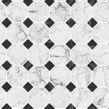Load image into Gallery viewer, Geometric Marble Peel &amp; Stick Wallpaper NP011
