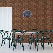 Load image into Gallery viewer, Brick Wall Rustic Peel &amp; Stick Wallpaper NP023
