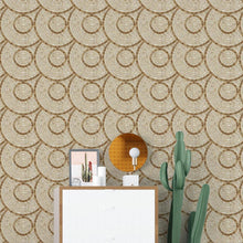 Load image into Gallery viewer, Geometric Art Deco Rose Peel &amp; Stick Wallpaper N013016
