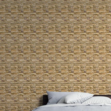 Load image into Gallery viewer, Square Stones Peel &amp; Stick Wallpaper NP048
