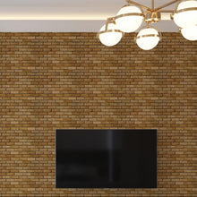 Load image into Gallery viewer, Brick Wall Brown Peel &amp; Stick Wallpaper NP056
