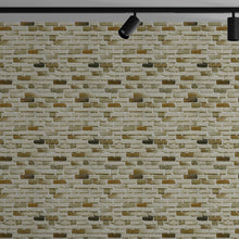Load image into Gallery viewer, Rustic Brick Wall Light Peel &amp; Stick Wallpaper NP062
