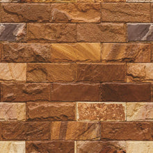 Load image into Gallery viewer, Stone Brick Wall Peel &amp; Stick Wallpaper NP071

