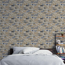 Load image into Gallery viewer, Brick Wall Rustic Peel &amp; Stick Wallpaper NP074
