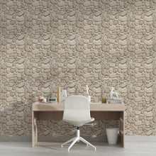 Load image into Gallery viewer, Round Stones Wall Peel &amp; Stick Wallpaper NP079
