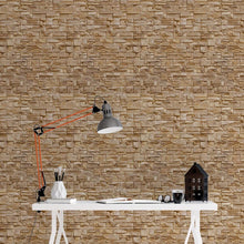 Load image into Gallery viewer, Beige Stones Peel &amp; Stick Wallpaper NP084

