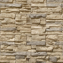 Load image into Gallery viewer, Beige Stones Peel &amp; Stick Wallpaper NP089

