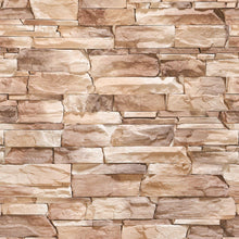 Load image into Gallery viewer, Beige Stones Peel &amp; Stick Wallpaper NP090
