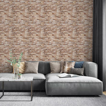 Load image into Gallery viewer, Beige Stones Peel &amp; Stick Wallpaper NP090
