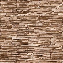 Load image into Gallery viewer, Stones Brown Peel &amp; Stick Wallpaper NP092
