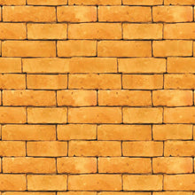 Load image into Gallery viewer, Orange Clay Brick Wall Peel &amp; Stick Wallpaper NP100
